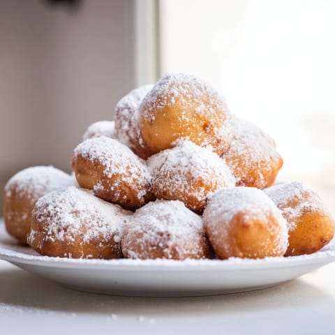These Italian-American zeppole are fluffy, fried dough delights, perfect for a sweet, shareable treat.