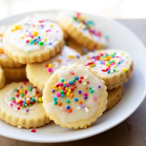 Rich buttery shortbread cookies