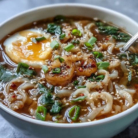 Shirataki Noodles With Broth