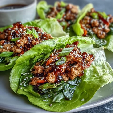 Fresh turkey lettuce wraps with crunchy veggie sticks, a healthy and vibrant summer meal that's light, colorful, and packed with flavor.