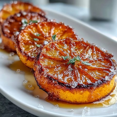 Candied orange slices for cocktail garnish, glossy and sweet, perfect for Valentine's Day drinks.  