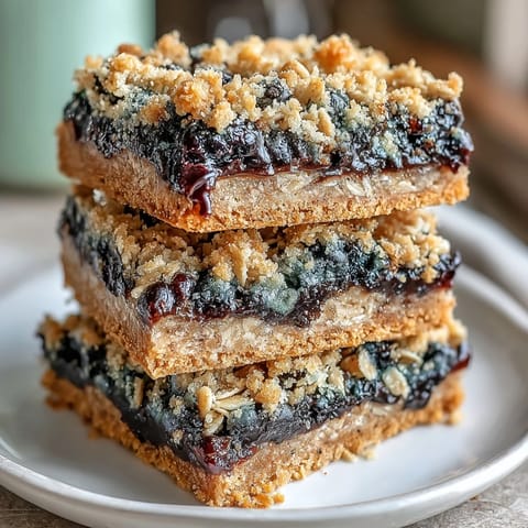 Blueberry Oat Breakfast Bars