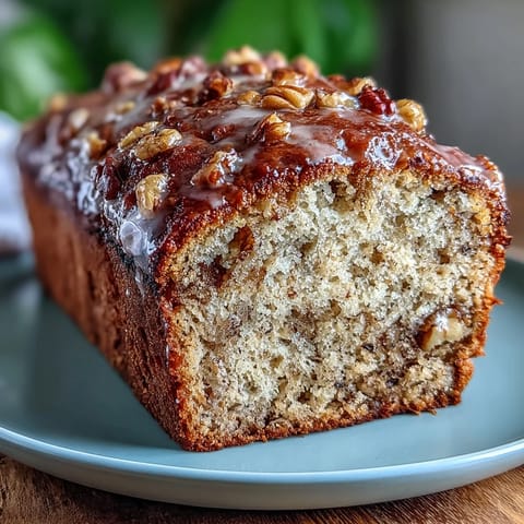 2. Moist banana bread made with sourdough discard, studded with walnuts, and finished with a cinnamon brown sugar topping.  