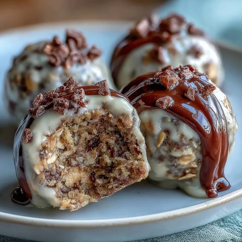 Wholesome no-bake peanut butter oat bites with chocolate chips, ready to enjoy as a healthy snack or quick energy boost.
