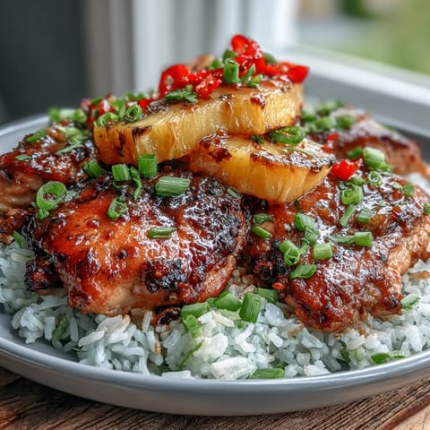 Pineapple Chicken Rice Foil