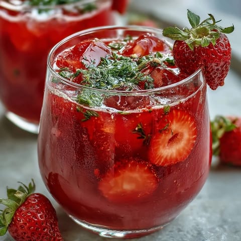 Strawberry Basil Lemonade