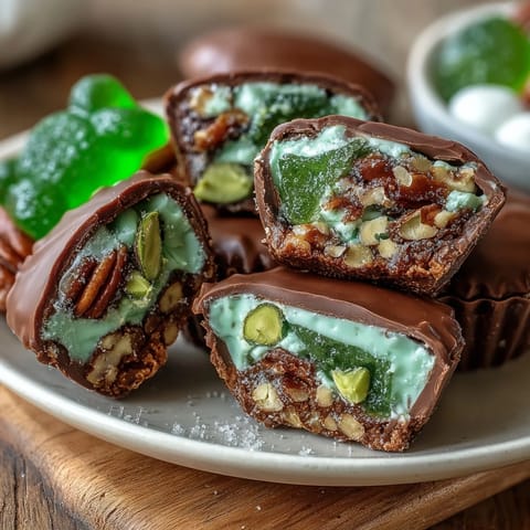 Festive St. Patrick's Day charcuterie board filled with green candies, themed sweets, and shamrock cookies for a lucky celebration.