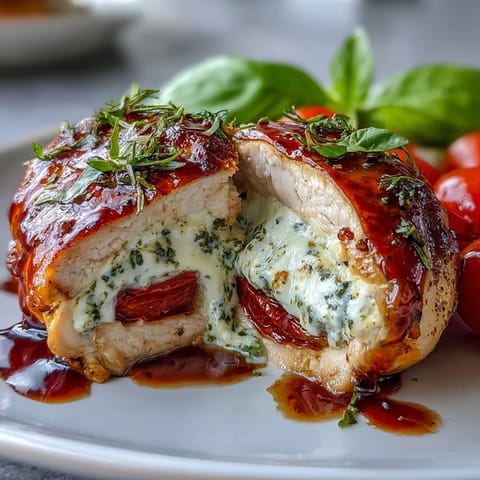 caprese stuffed chicken breast