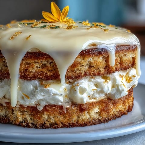 Mother's Day Lemon Curd Cake