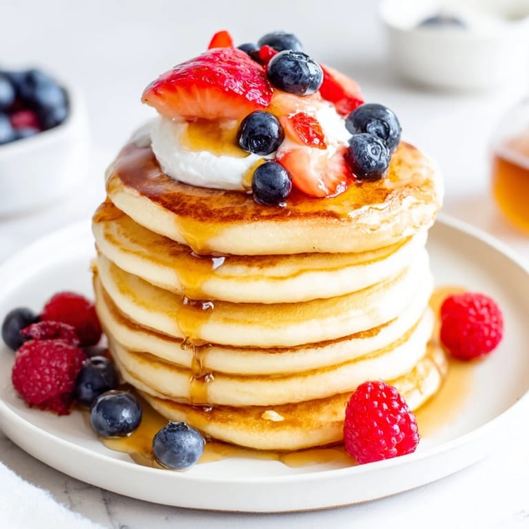 Perfectly round silver dollar pancakes, lightly crisp on the outside and ideal for your favorite toppings.