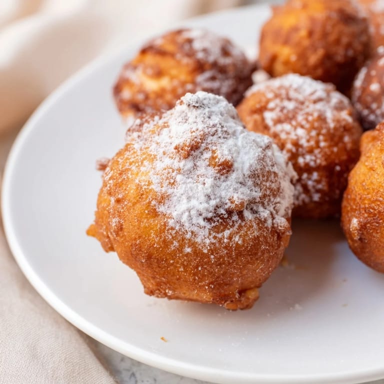 Crispy-edged, tender-centered doughnut holes, warm and delicious, perfect for a quick American dessert.