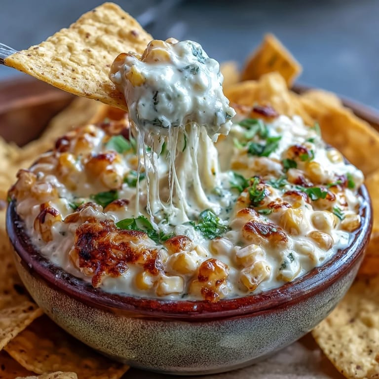 A bowl of chunky Crack Corn Dip garnished with green onions, ready for parties and game day snacking.