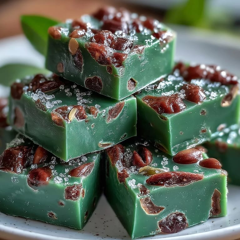Colorful St. Patrick's Day treats spread featuring green gummy bears, mint chocolates, and macarons arranged on a party-ready snack board.