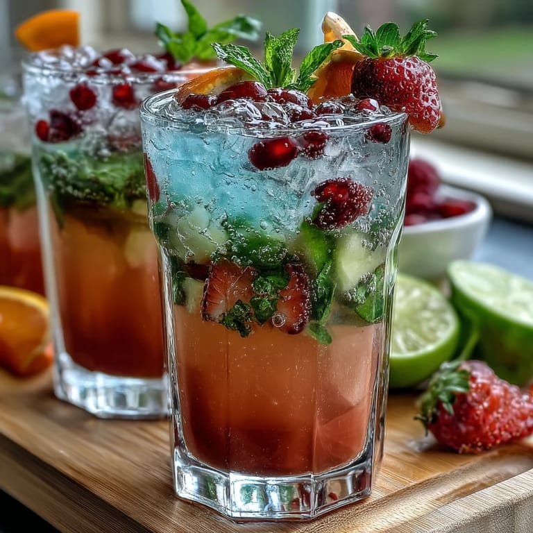Refreshing lemonade bar with vibrant fruit add-ins and sparkling water options for a fun party.