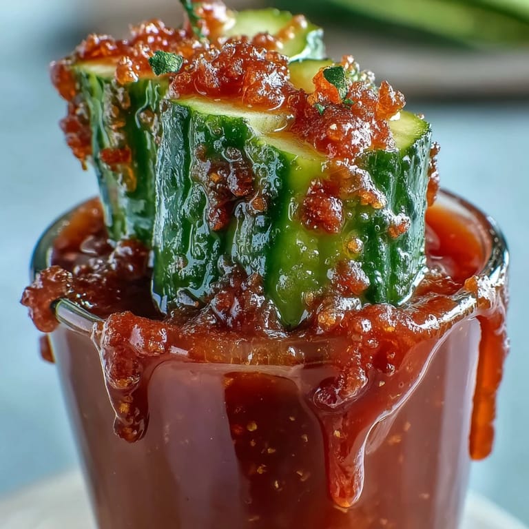 A bold, sweet-and-spicy snack cup featuring a chamoy-drenched pickle, colorful candies, and a sour gummy strip for extra tang.
