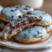 Beautiful blue sugar cookies speckled like robins eggs, perfect for spring celebrations and Easter dessert tables.